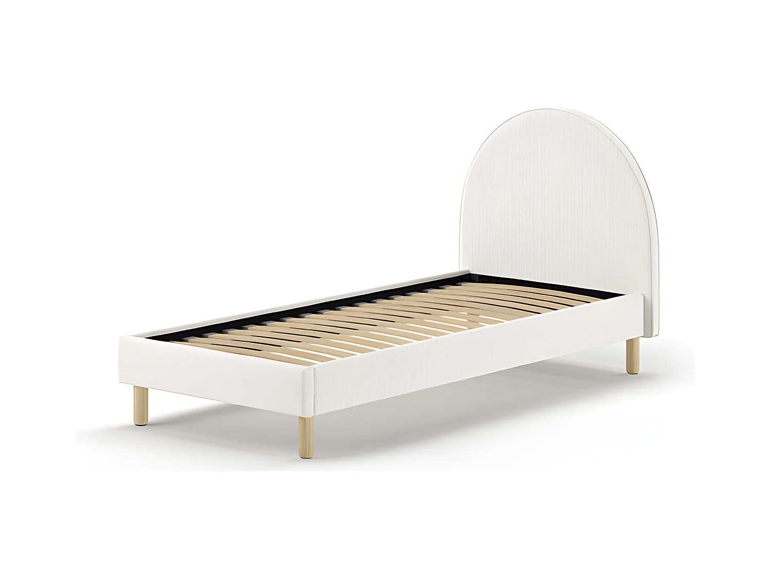 Cadre de lit MOON BF005 90x200 cm Blanc