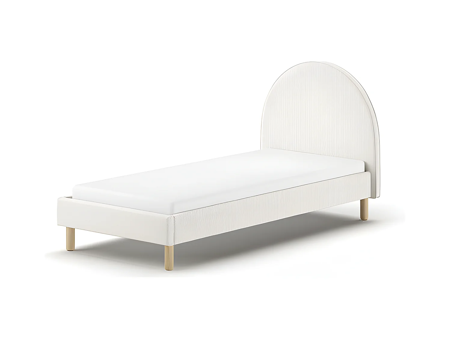Cadre de lit MOON BF005 90x200 cm Blanc