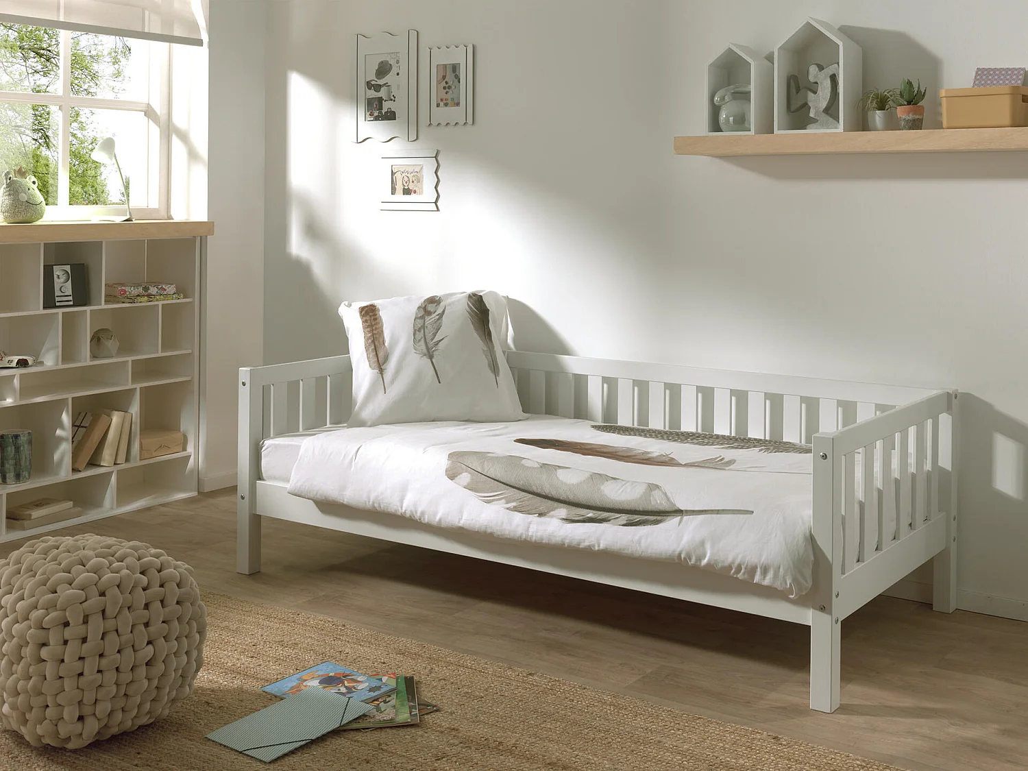 Lit Enfant FRITZ KSB005 99x212x68 Blanc