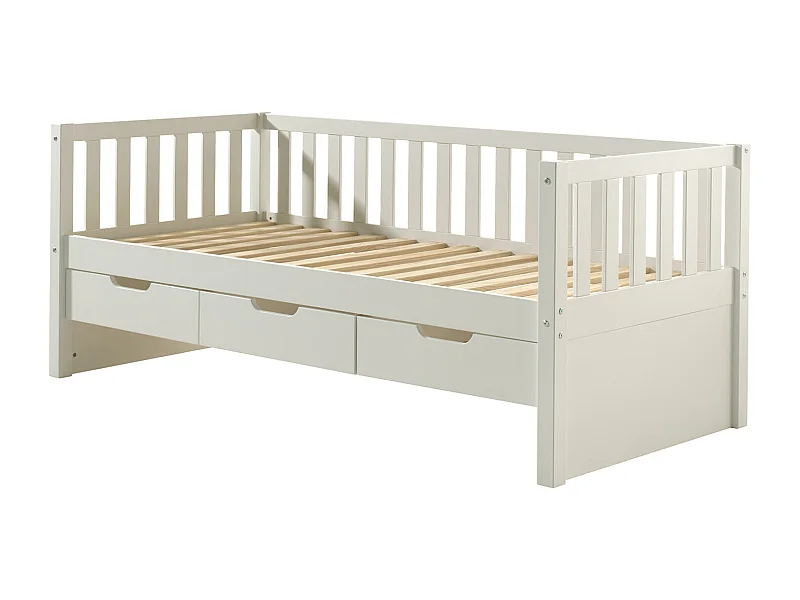 Lit Enfant FRITZ KSB005 99x212x86 Blanc