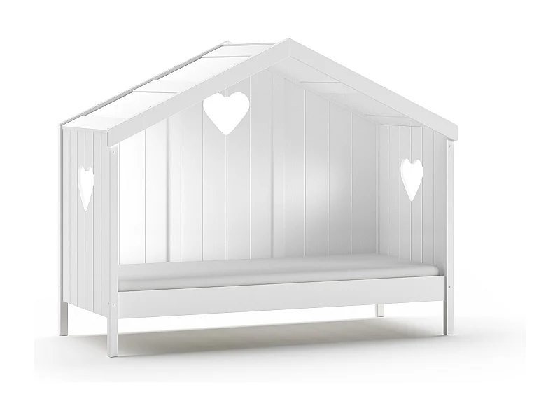 Letto Singolo AMORI KSB005 99x213x172 Bianco