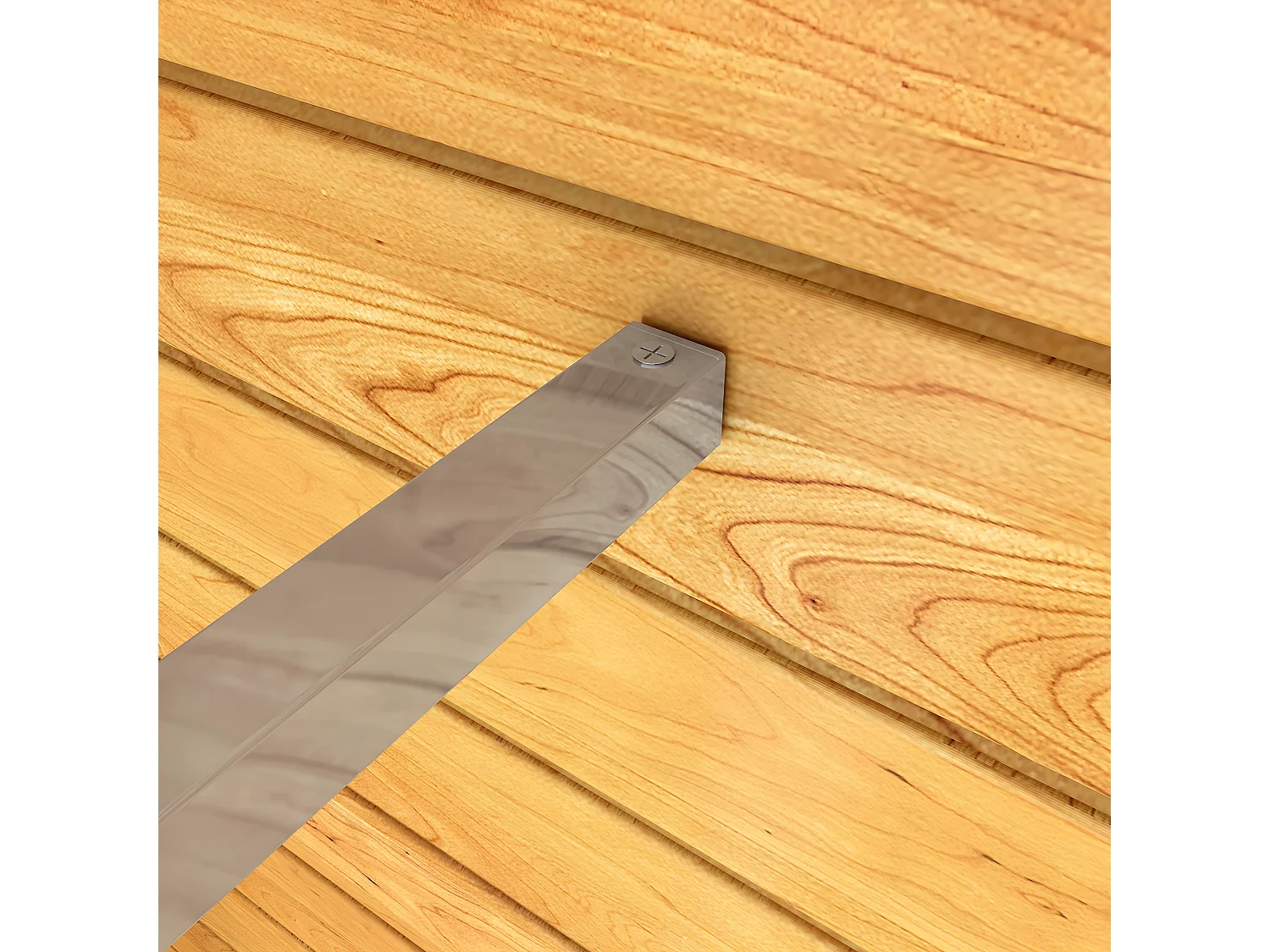 Box Doccia Walk In 80x190cm Parete Fissa in Vetro Temperato 6mm Anticalcare Multi Fasce Satinate Opache con Barra Stabilizzatrice 140cm Cromo Lucido