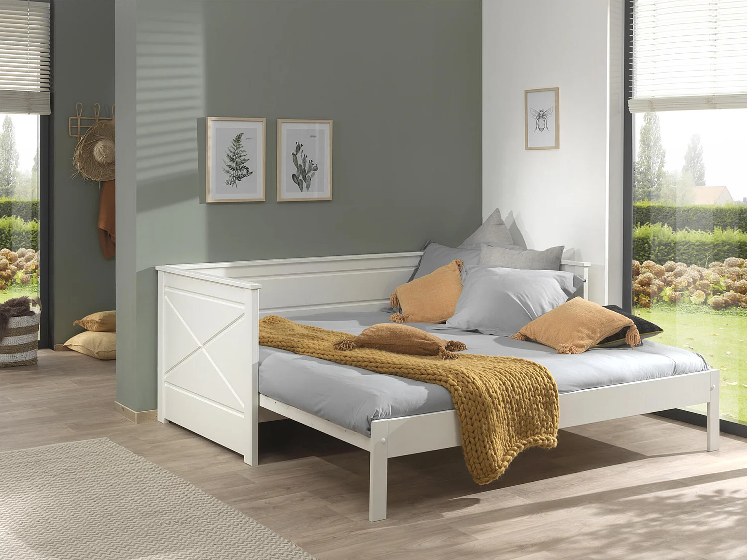Cama Infantil SCOTT KSB005 100x209x81 Blanco