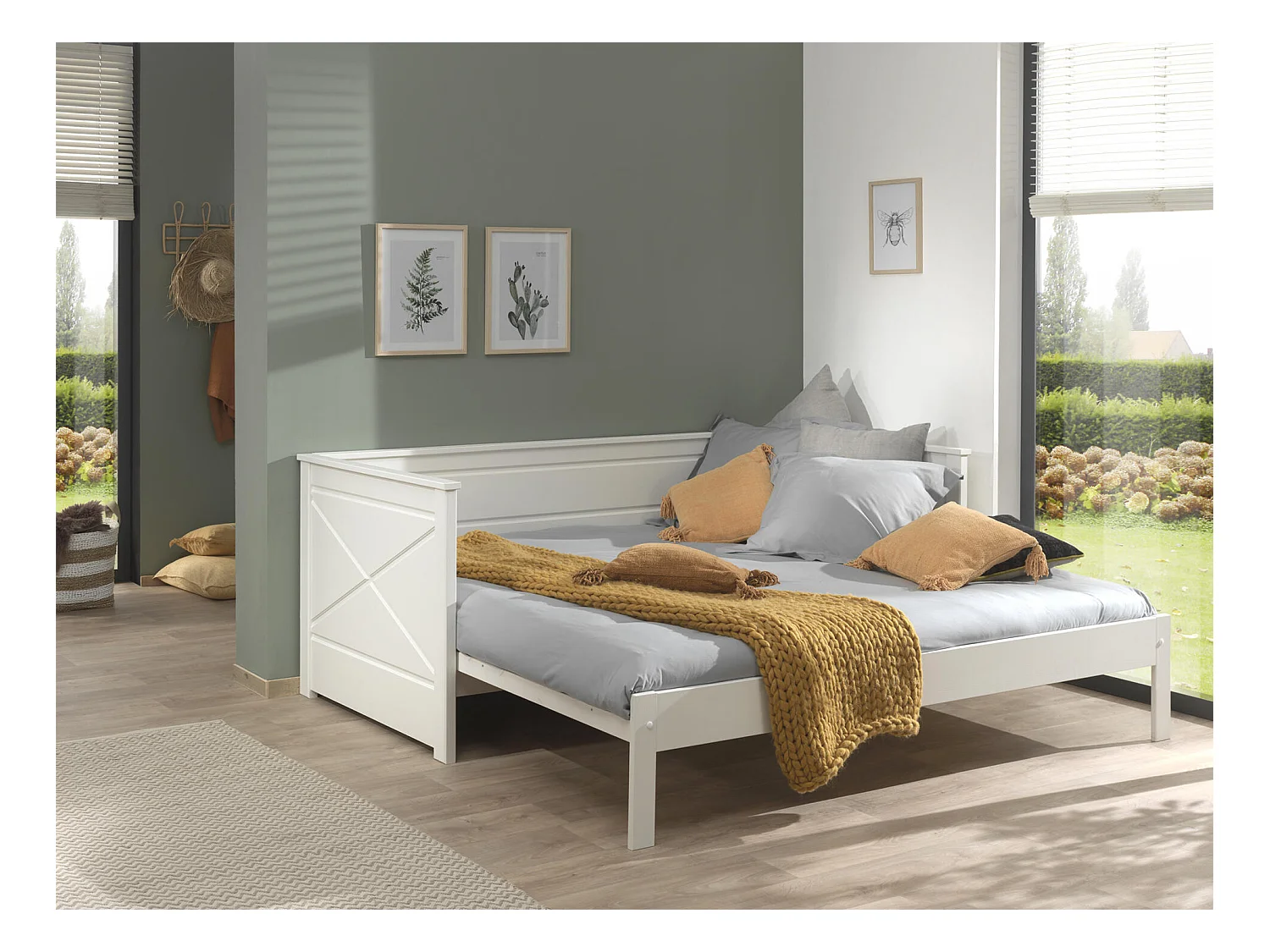 Lit Enfant SCOTT KSB005 100x209x81 Blanc