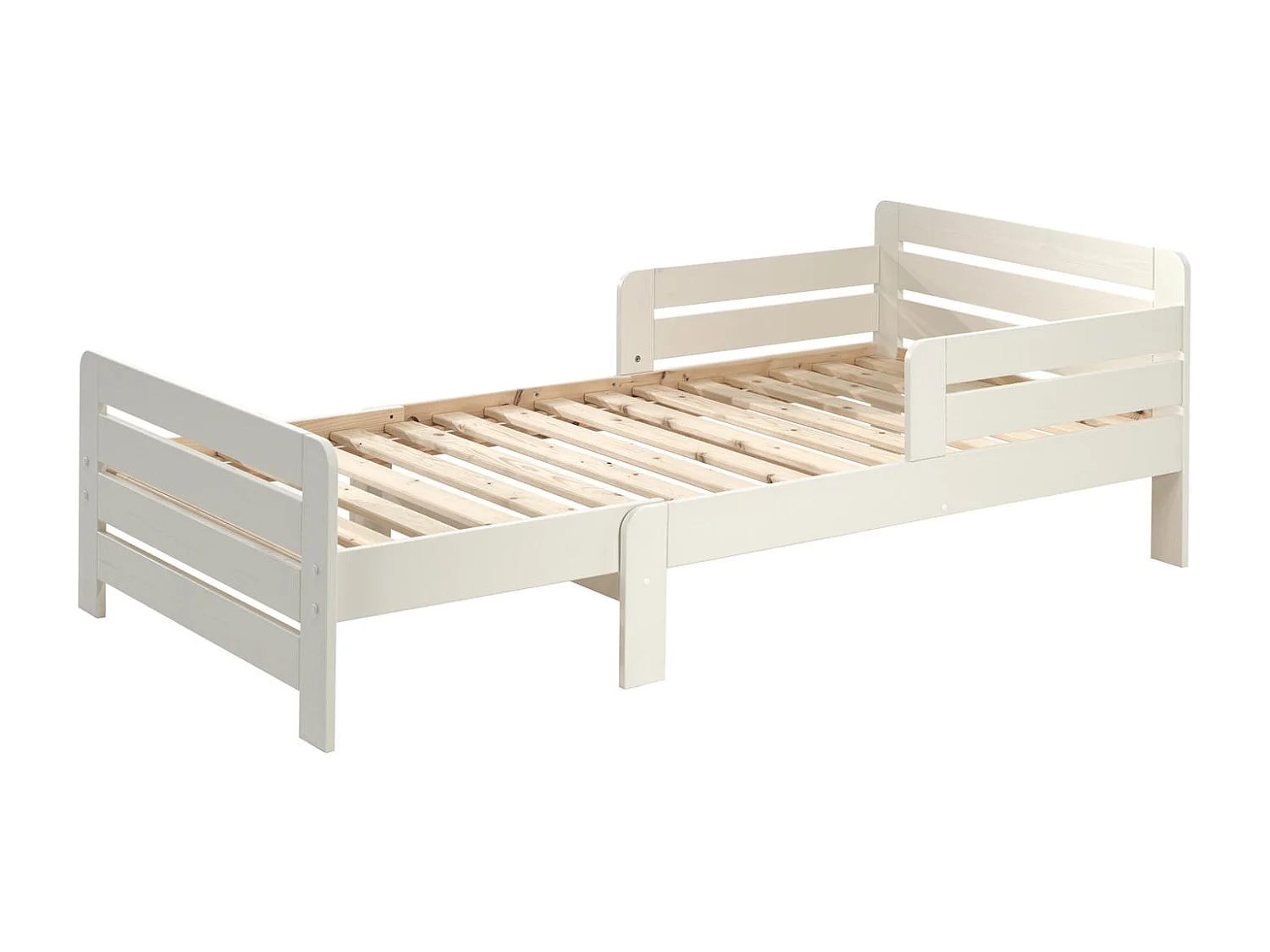 Cama de solteiro infantil JUMPER KSB005 90x200 cm Branco