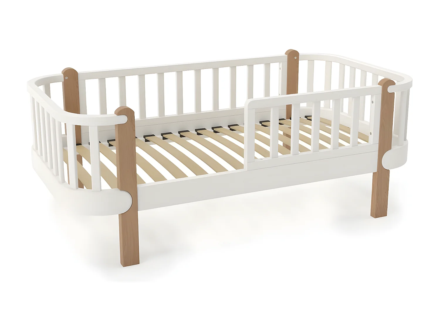 Cama de solteiro infantil ETUDE KSB001 80x160 cm Branco