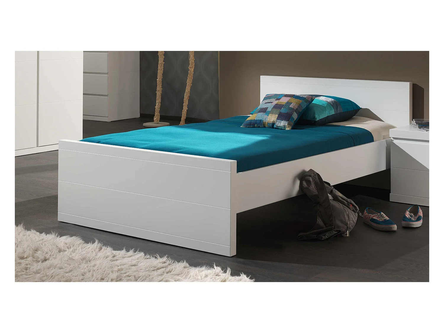 Bettrahmen LARA BF008 120x200 cm Weiß