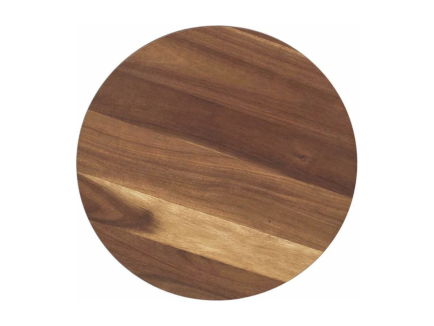 LYLIAN - Table d'appoint en MDF Aspect Noyer