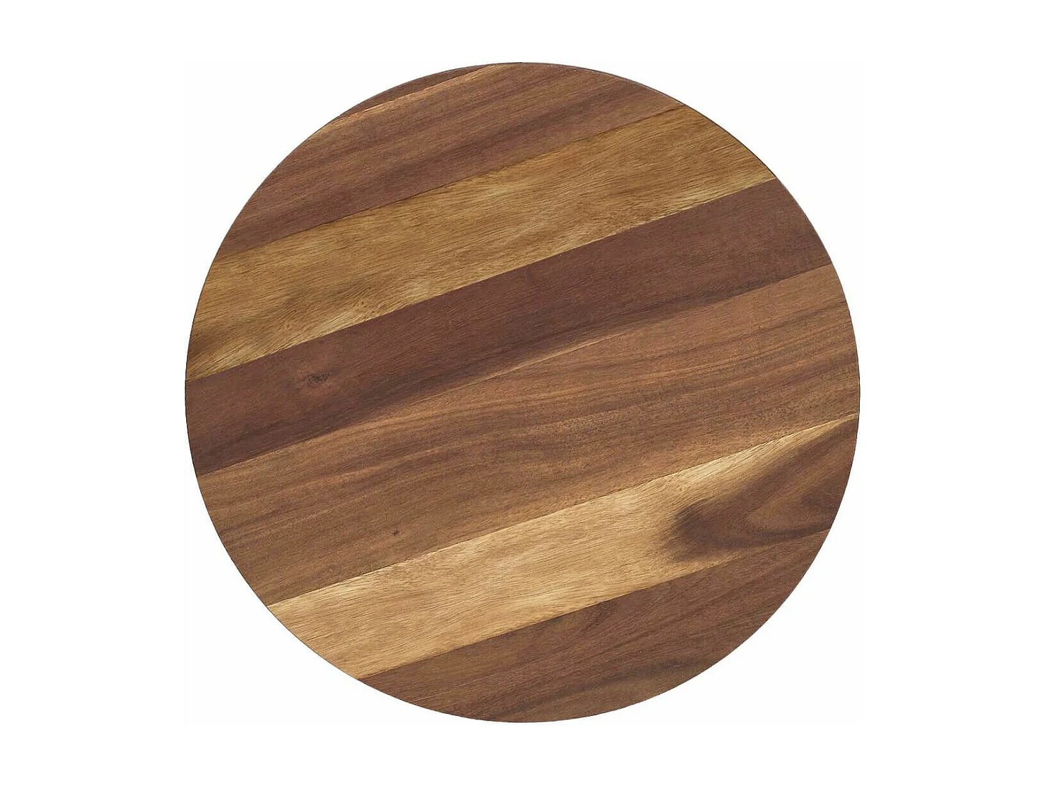 LYLIAN - Bout de Canapé en MDF Plaquage Acacia