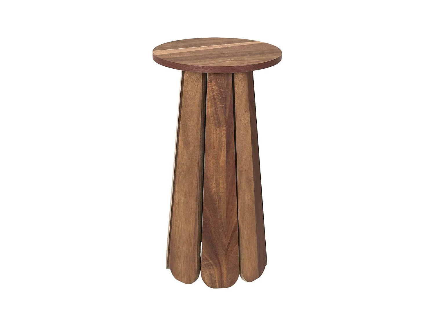 LYLIAN - Bout de Canapé en MDF Plaquage Acacia