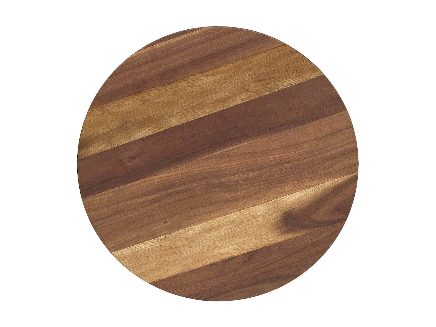 LYLIAN - Bout de Canapé en MDF Plaquage Acacia