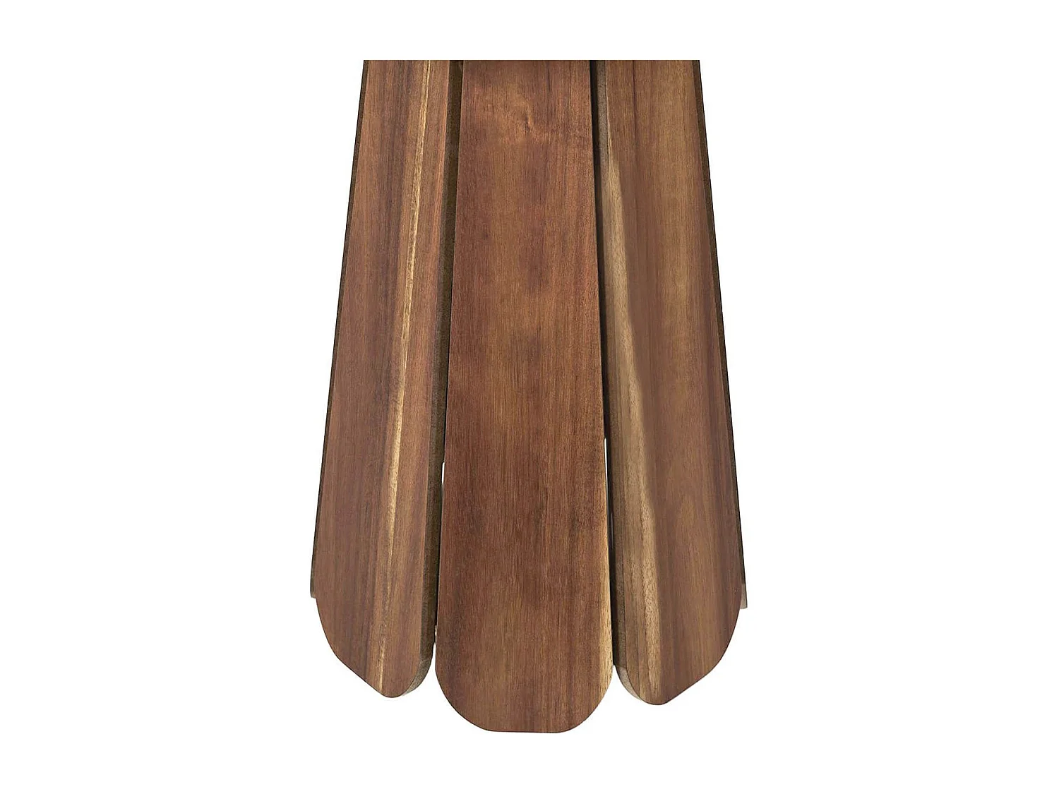 LYLIAN - Bout de Canapé en MDF Plaquage Acacia