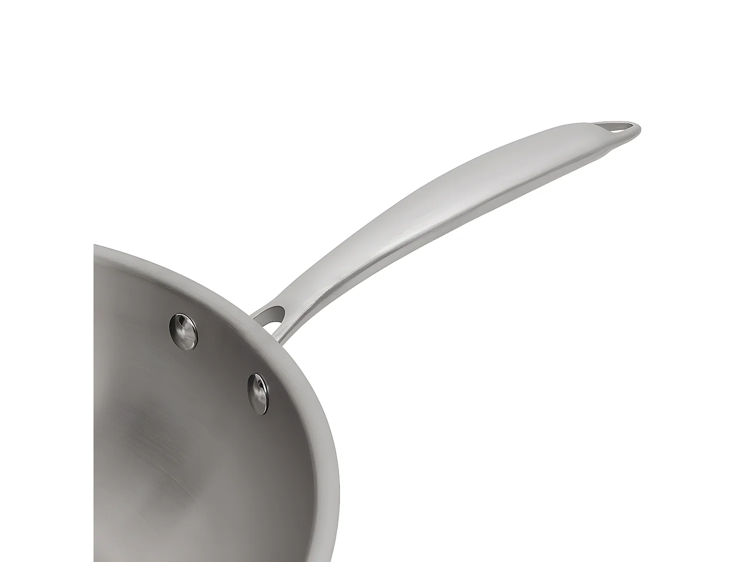 Gourmet - Lot de 1 poêle inox 28 cm, 1 sauteuse inox 24 cm, 1 pierre d'argent® citron 300 g pour l'entretien de l'inox