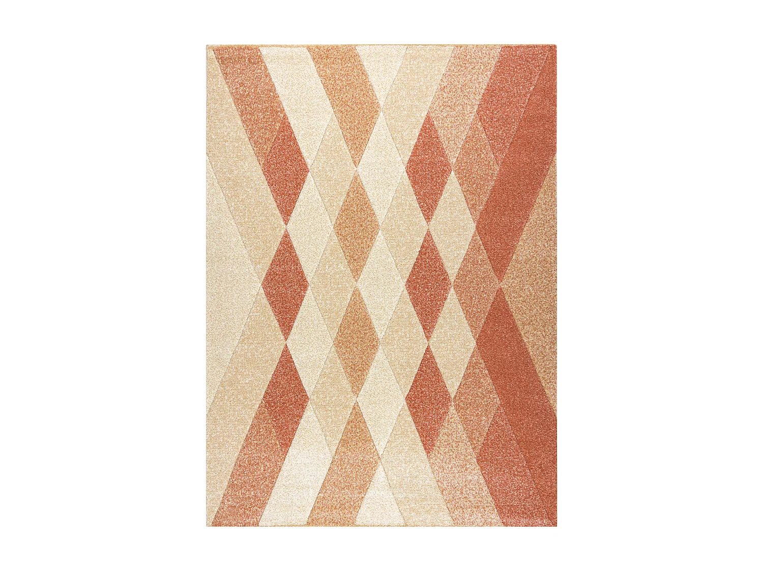 Tapis FEEL 5674/17911 Diamants beige/terre cuite 140x190 cm