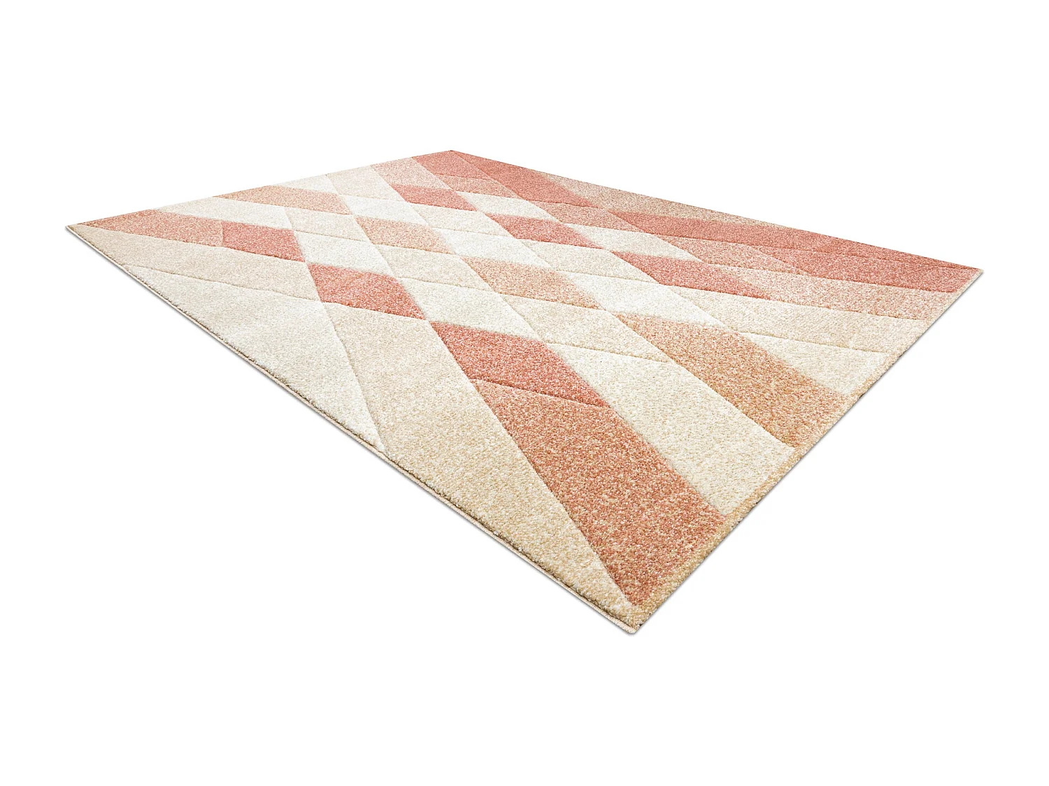 Tapis FEEL 5674/17911 Diamants beige/terre cuite 140x190 cm