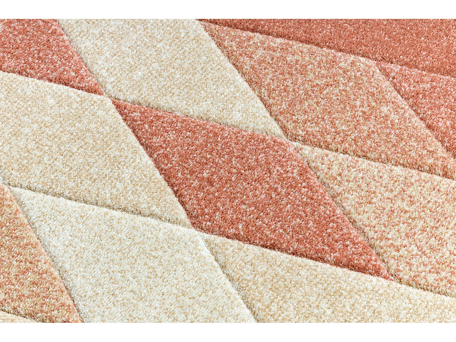 Tapis FEEL 5674/17911 Diamants beige/terre cuite 140x190 cm