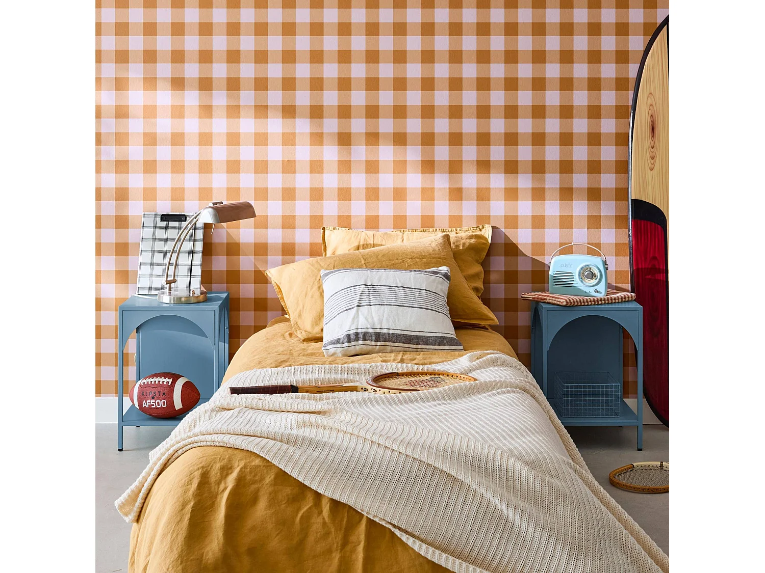 Lot de 2 tables de chevet. tables d'appoint en acier style industriel. bleu pétrole. L 35 x l 35 x H 52cm