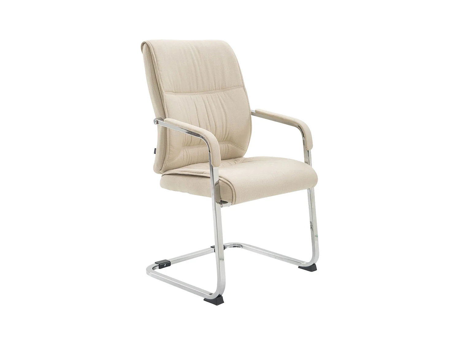 Lot de 2  chaises oscillantes - Tissu & Nature - Crème - XXL Anubis