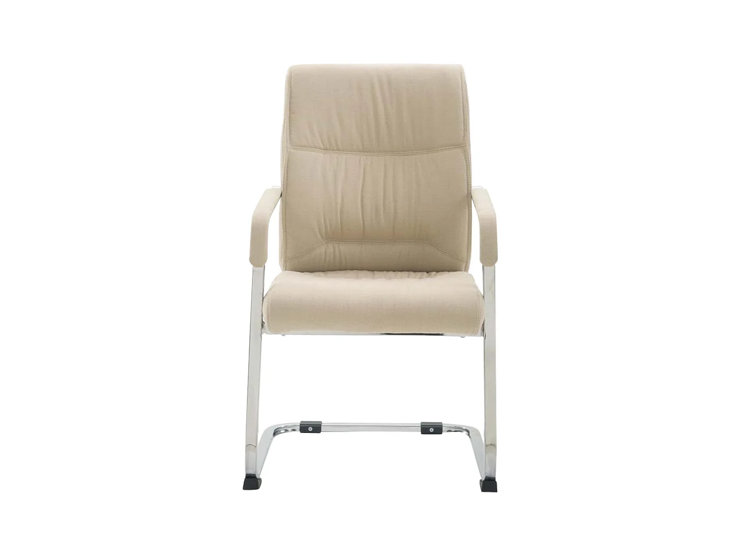 Lot de 2  chaises oscillantes - Tissu & Nature - Crème - XXL Anubis