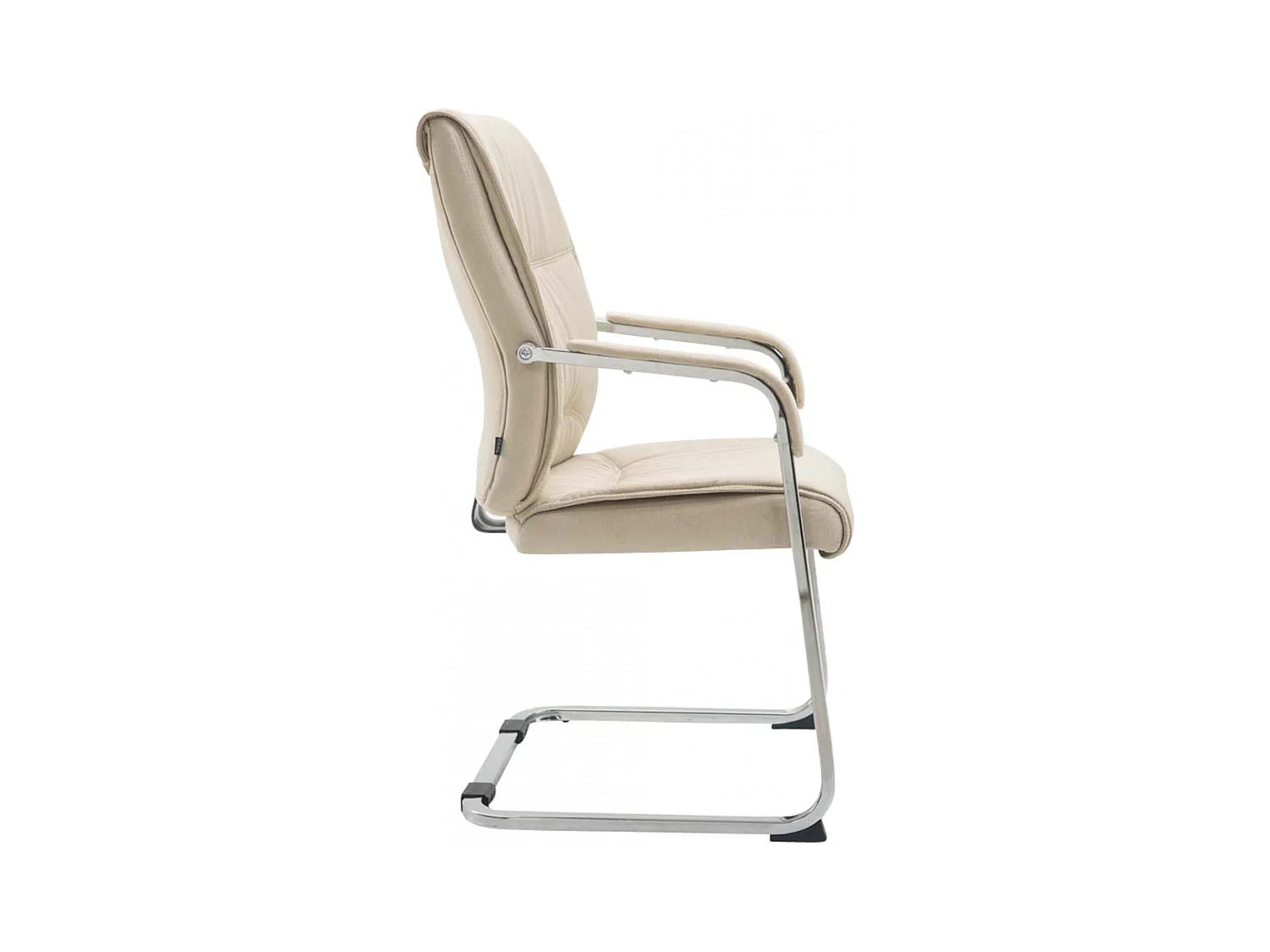 Lot de 2  chaises oscillantes - Tissu & Nature - Crème - XXL Anubis