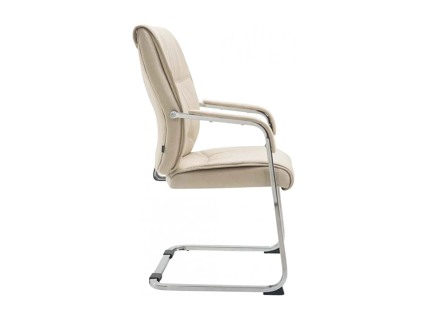 Lot de 2  chaises oscillantes - Tissu & Nature - Crème - XXL Anubis