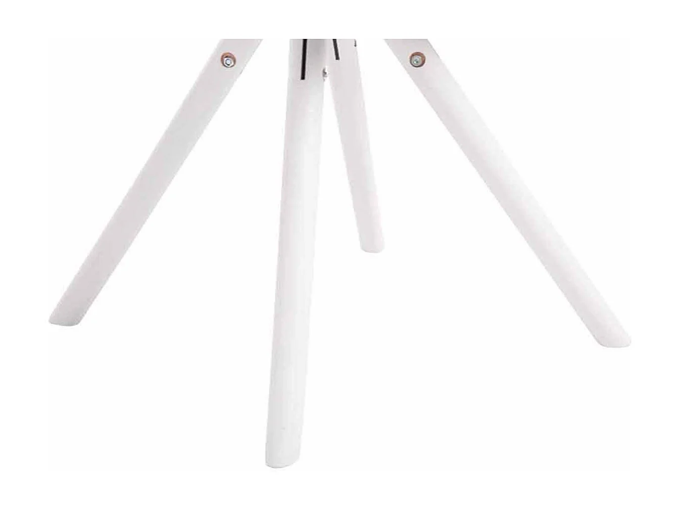 chaise salle à manger - Tissu & Blanc - Gris foncé - Toulouse