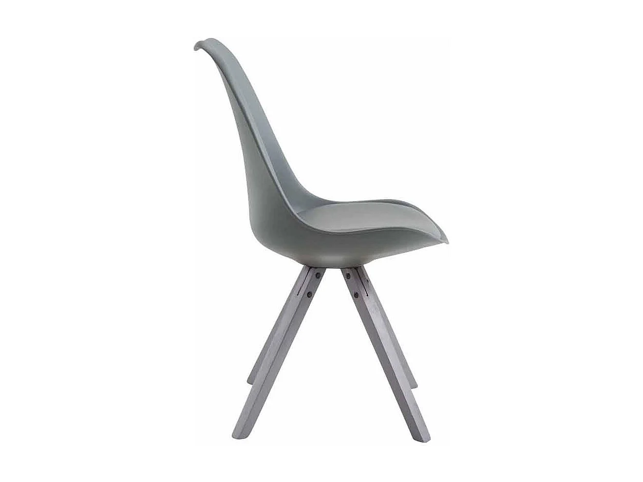 chaise salle à manger - Similicuir & Gris - Gris - Toulouse