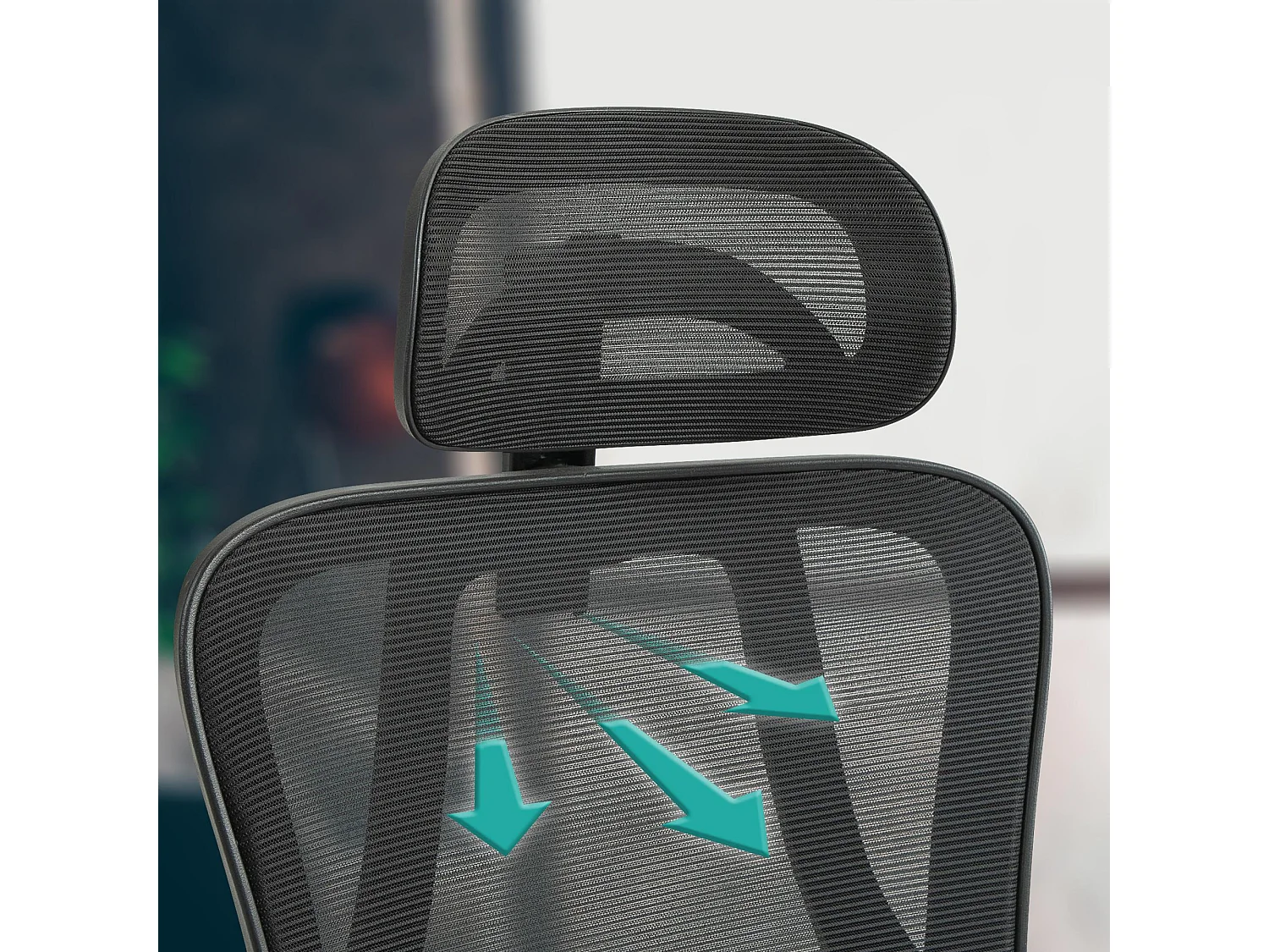 Chaise de bureau - Plastique - Noir - Bryden