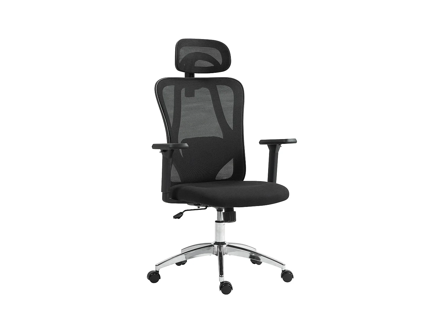 Chaise de bureau - Plastique - Noir - Bryden