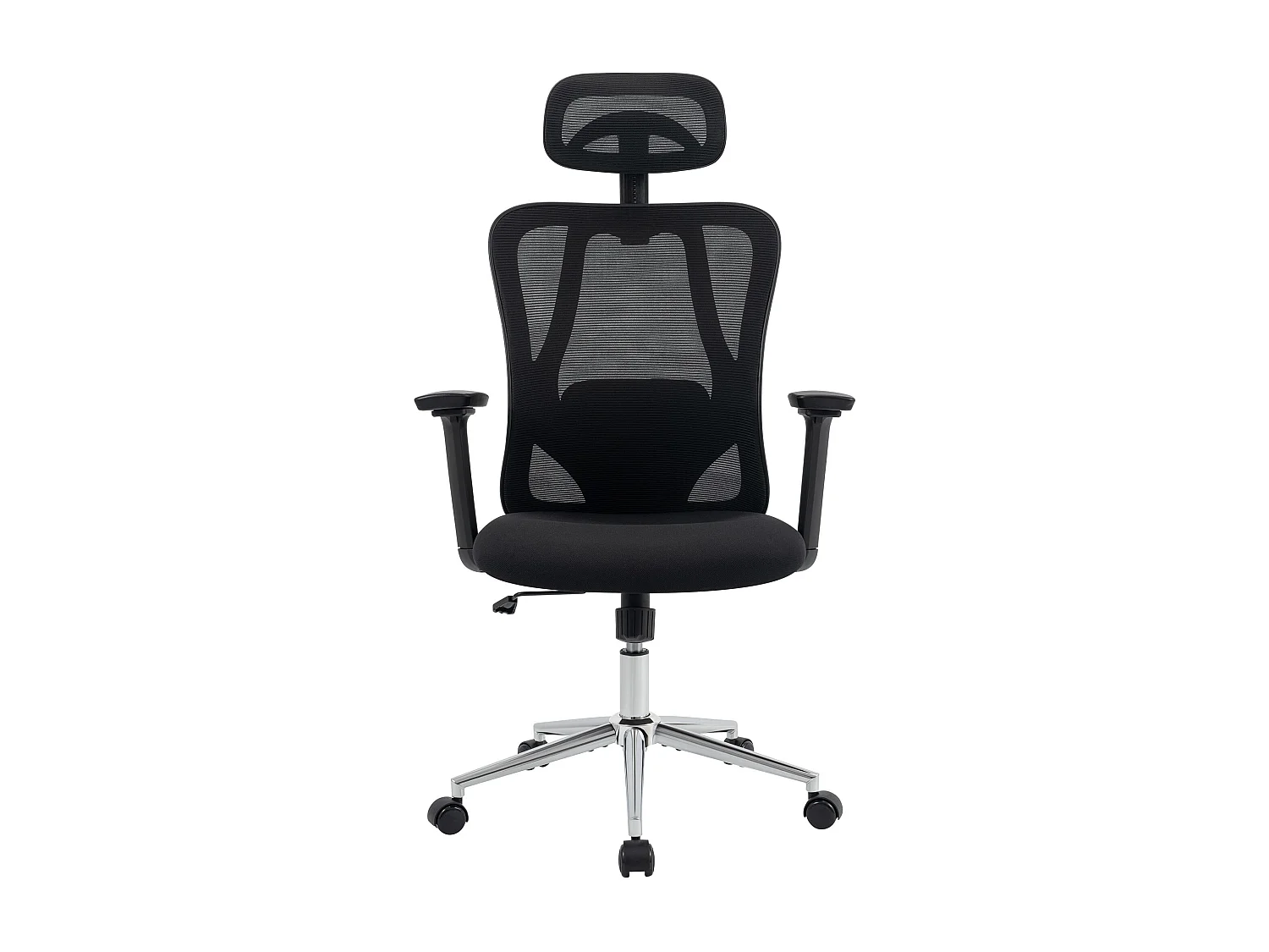 Chaise de bureau - Plastique - Noir - Bryden