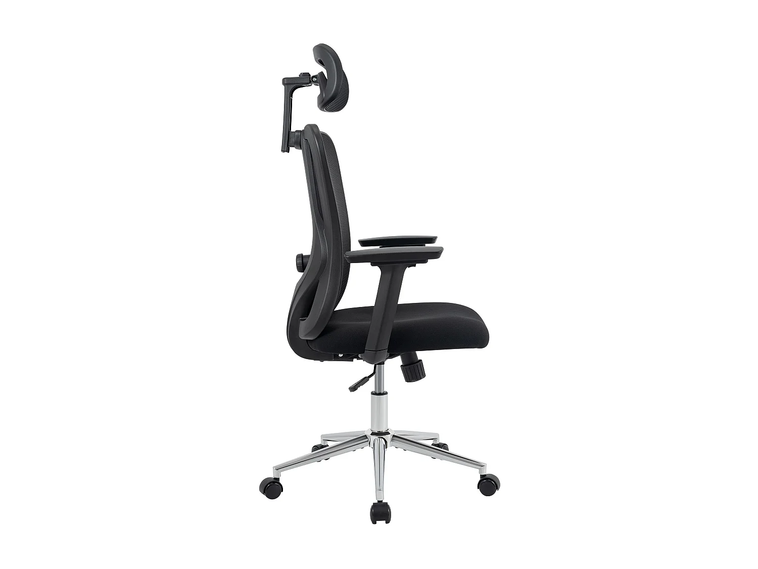 Chaise de bureau - Plastique - Noir - Bryden