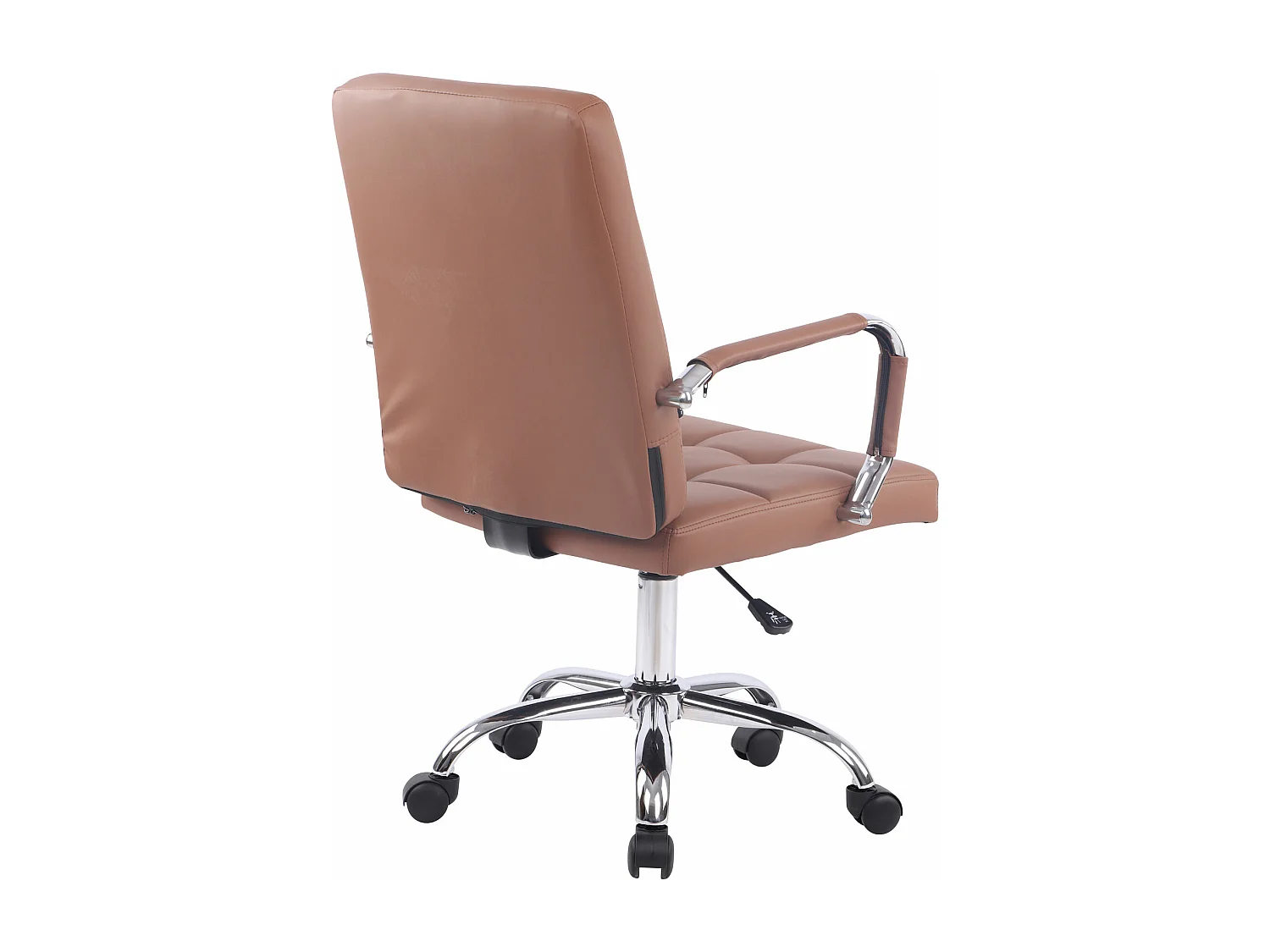 Chaise de bureau - Similicuir - Marron clair - Deli PRO