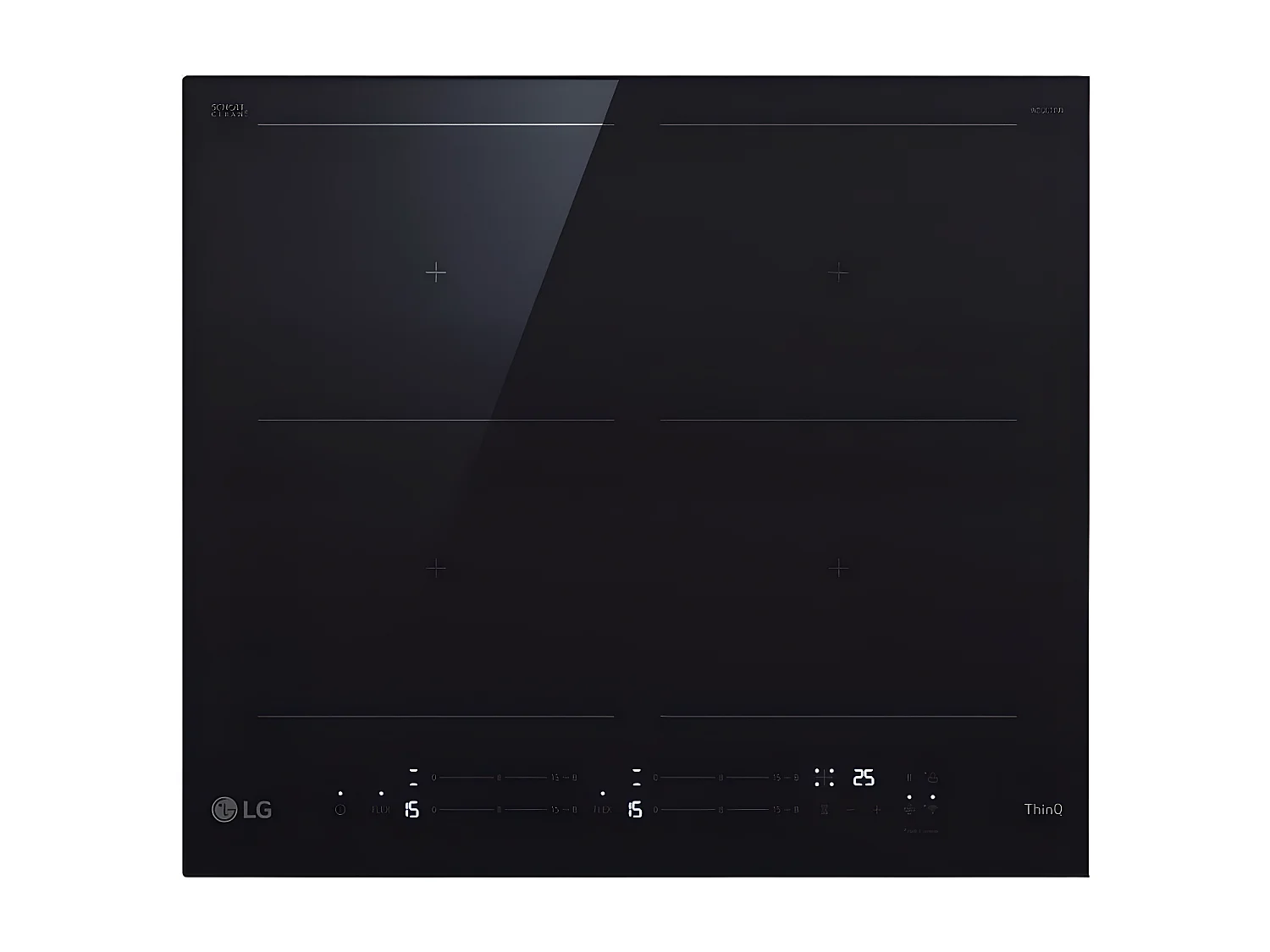 Lg Table de cuisson induction 60cm 4feux 7400w noir - CBIZ2437B