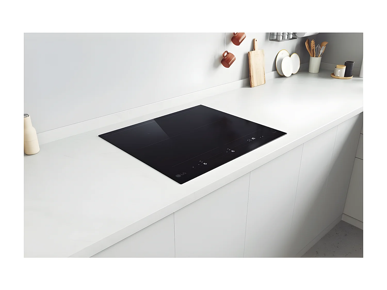 Lg Table de cuisson induction 60cm 4feux 7400w noir - CBIZ2437B
