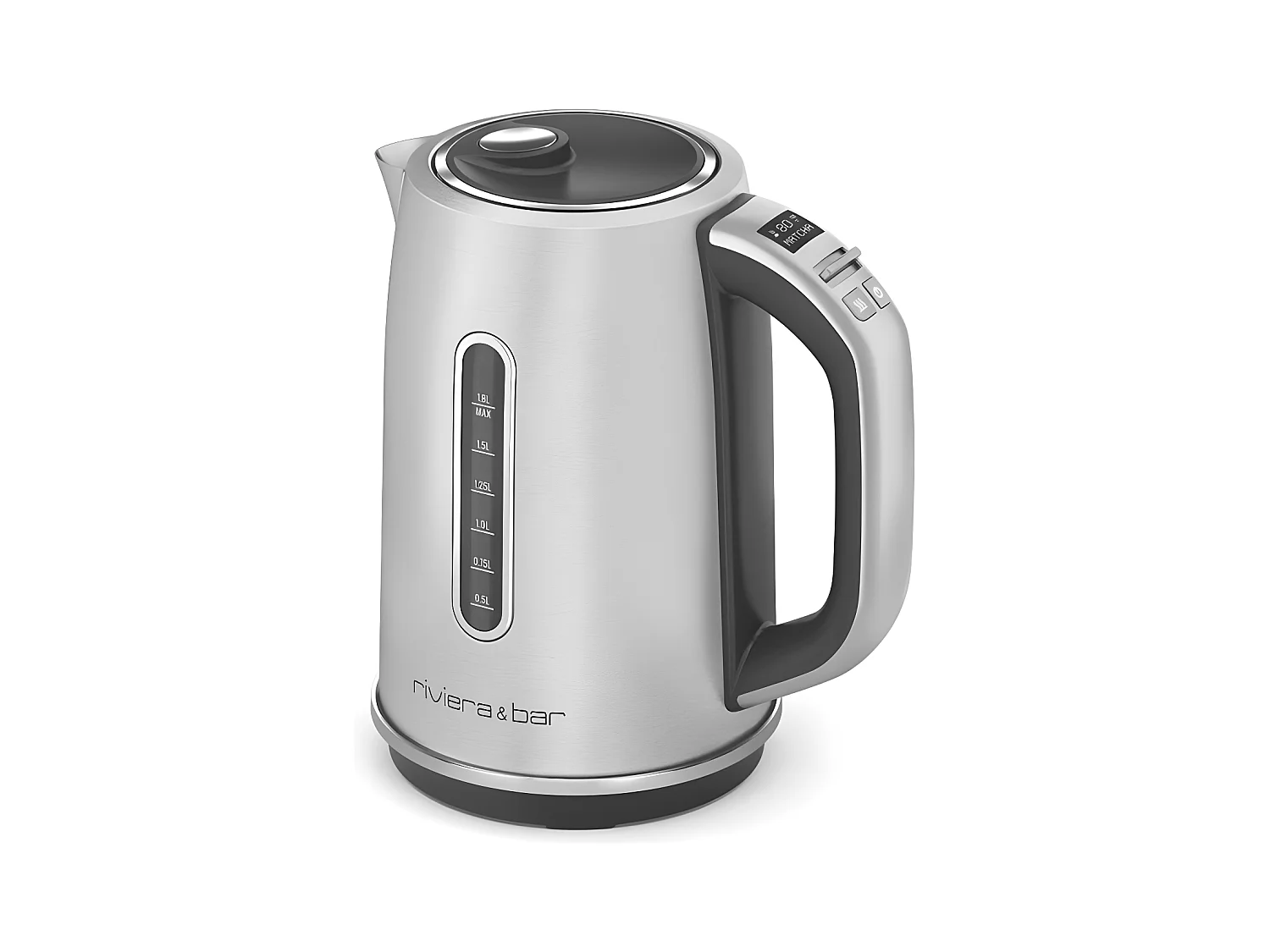 Riviera & Bar Bouilloire électrique 1.8l 2200w noir et inox - BBT660