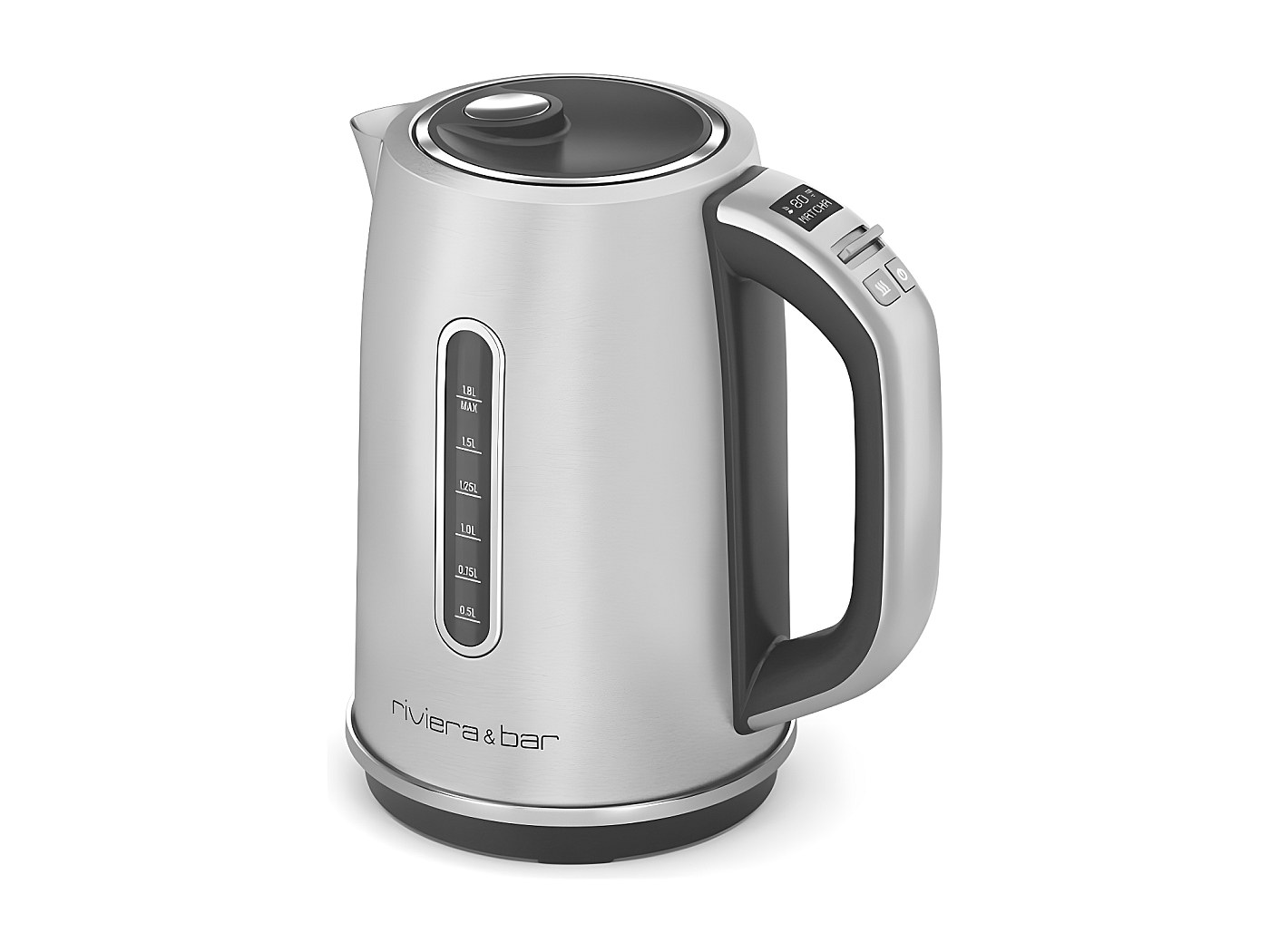 Riviera & Bar Bouilloire électrique 1.8l 2200w noir et inox - BBT660