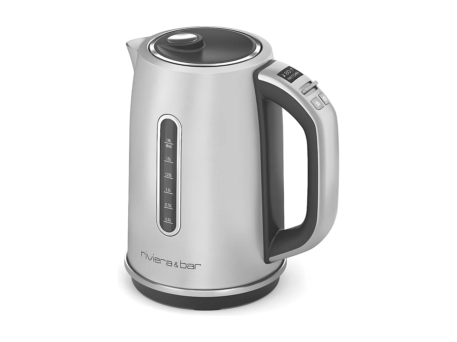 Riviera & Bar Bouilloire électrique 1.8l 2200w noir et inox - BBT660