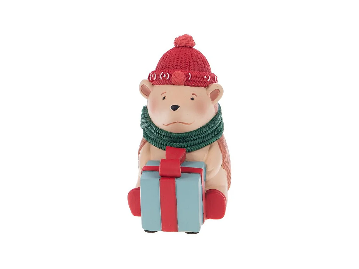 Tirelire Hérisson Noël