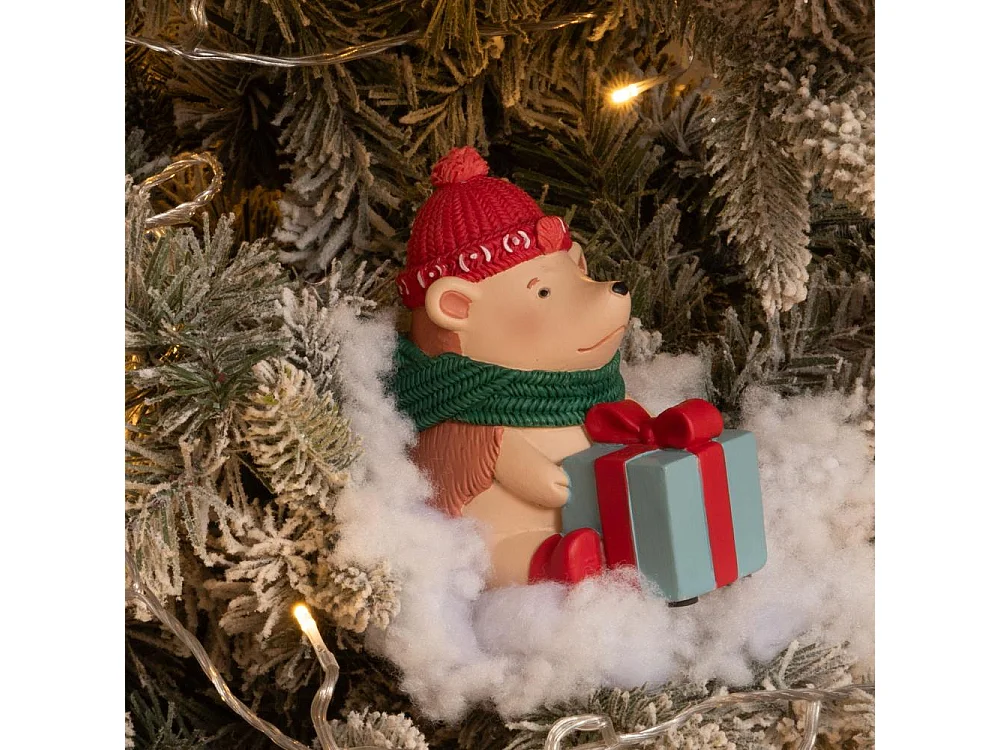 Tirelire Hérisson Noël