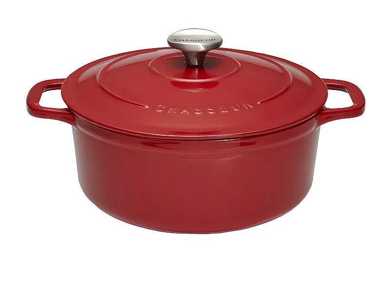 Cocotte ronde 18 cm rouge
