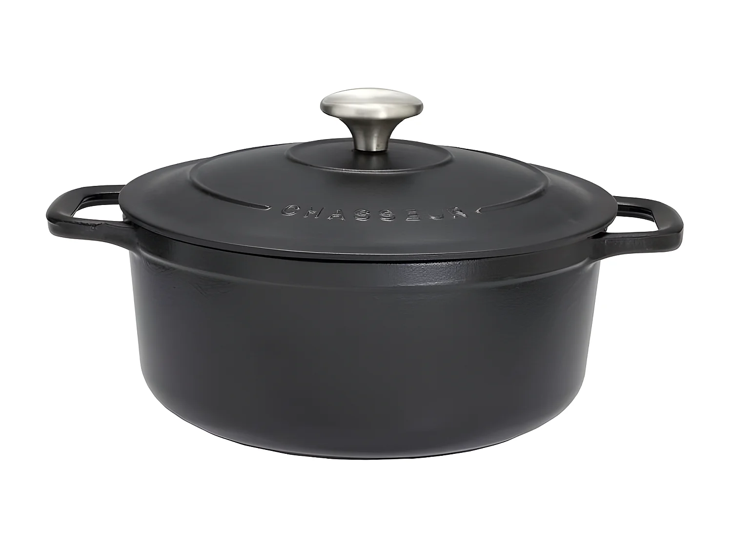 Cocotte ronde 22 cm noir