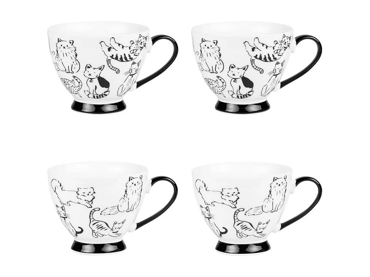 Coffret de 4 tasses Mistigris 20 cl