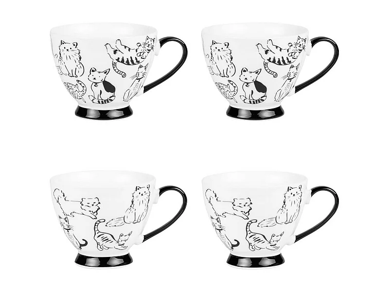 Coffret de 4 tasses Mistigris 20 cl