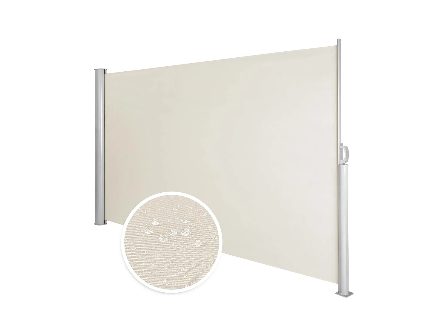 Tenda a scorrimento laterale frangivista per terrazza, balcone, patio H180 cm