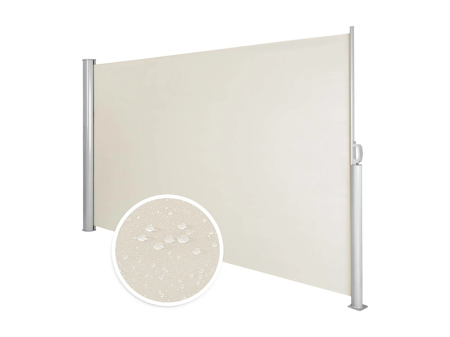 Tenda a scorrimento laterale frangivista per terrazza, balcone, patio H180 cm