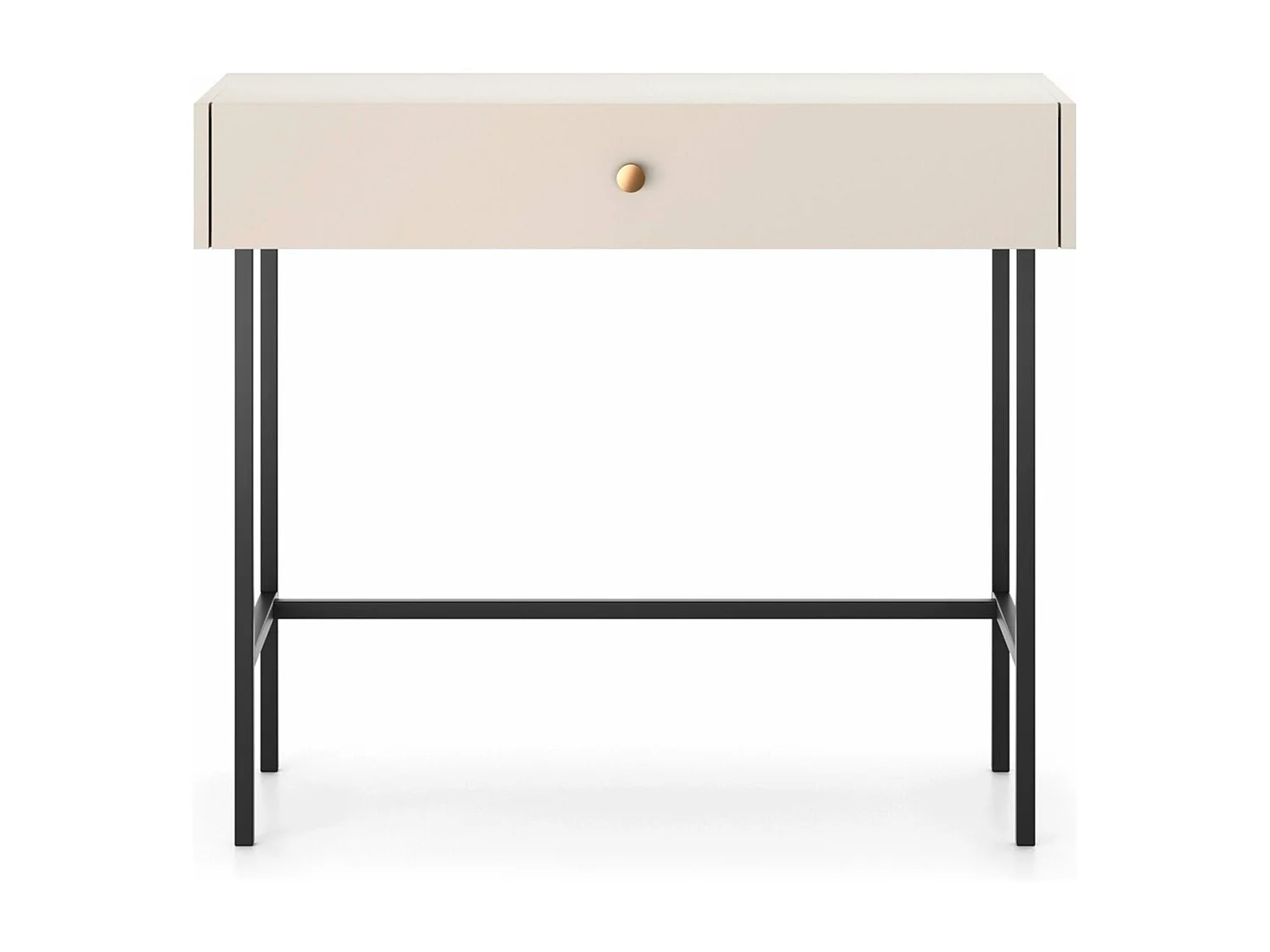 Schminktisch mit Schublade - Greige - 93 cm - DIVENOS