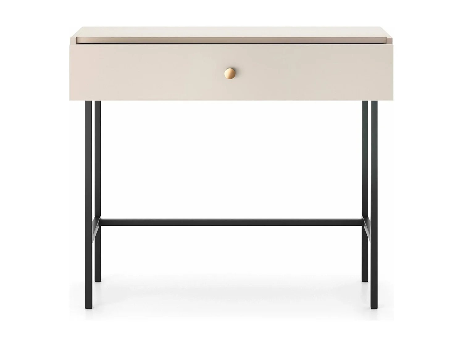 Schminktisch mit Schublade - Greige - 93 cm - DIVENOS