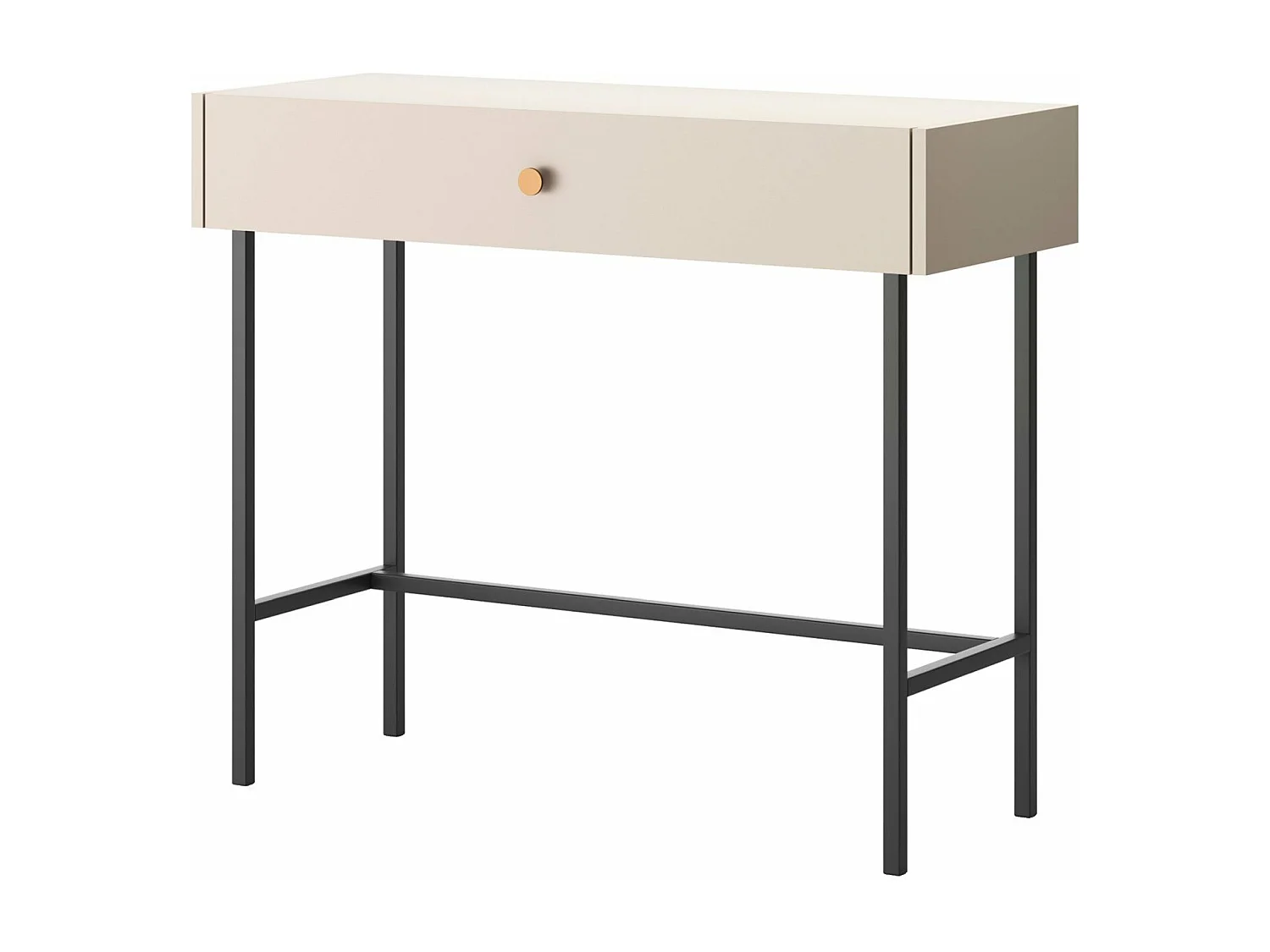 Schminktisch mit Schublade - Greige - 93 cm - DIVENOS