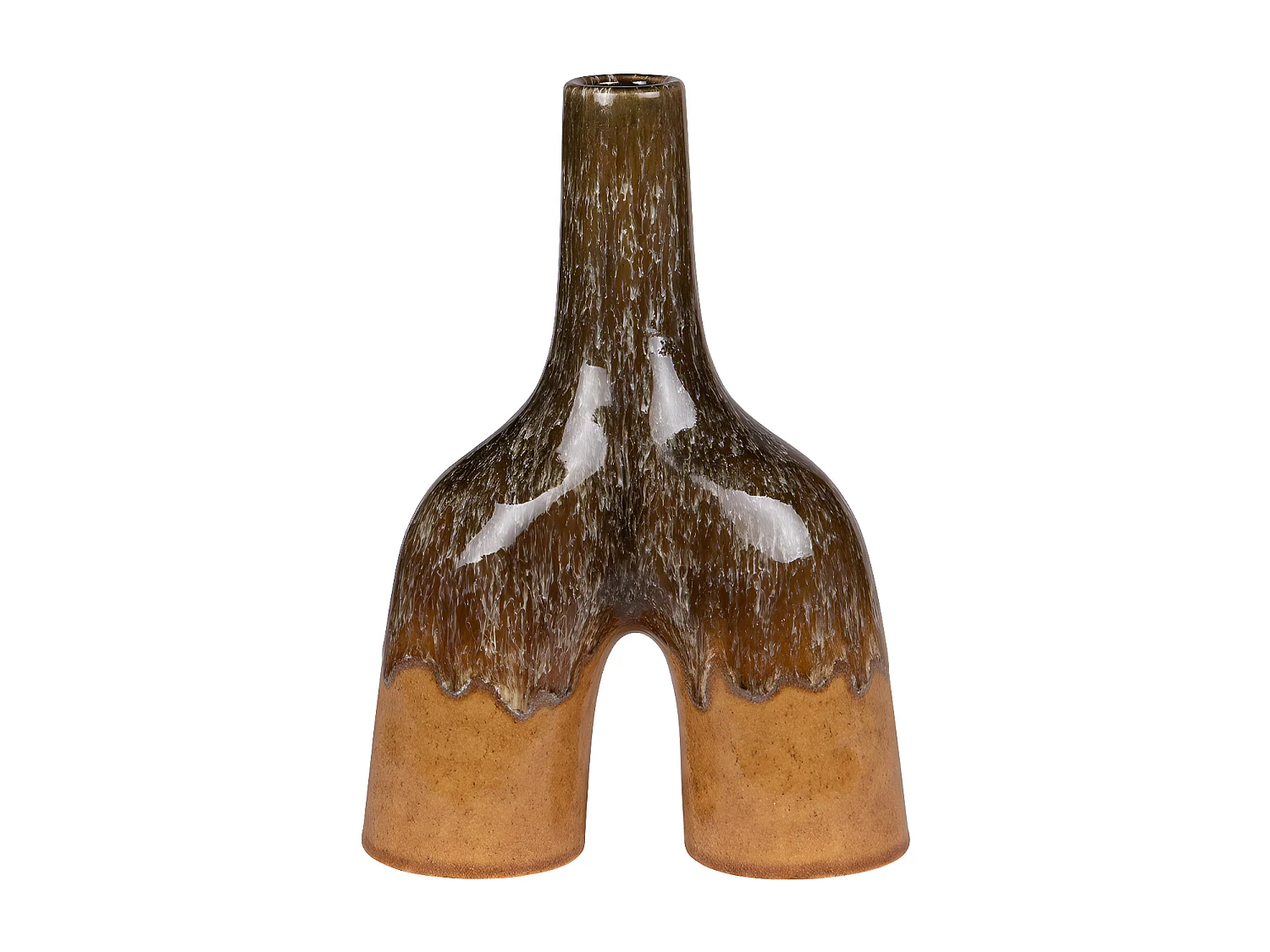 Vase 2 pieds Menoni 21x30 cm