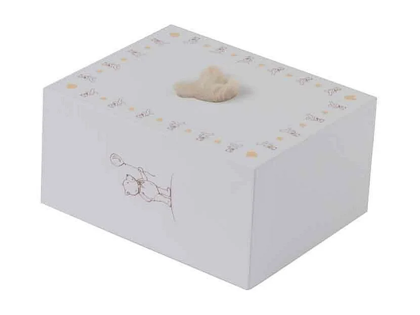 Tapis Déco Enfant "Tête d'Ours" 60cm Beige